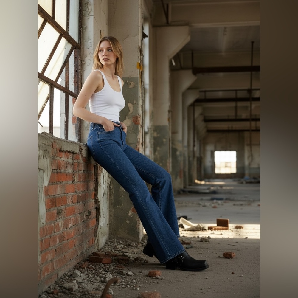 RE/DONE
The Riding Jean high-rise flared jean Size 23 NWT Runs Big More a 24/25 - Picture 4 of 9